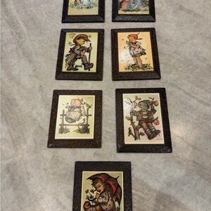 Vintage Hummel Wall Plaque Set – 7 West Germany